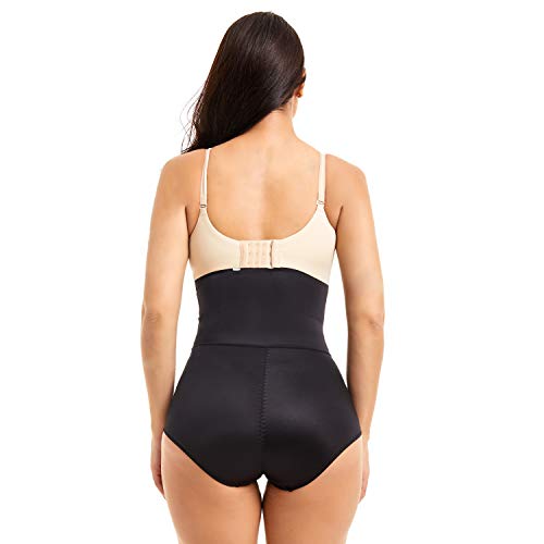COHTB Women's Tummy Control Shapewear Panties Hi-Waist Body Shaper Underwear Butt Lifter Slimming Briefs
