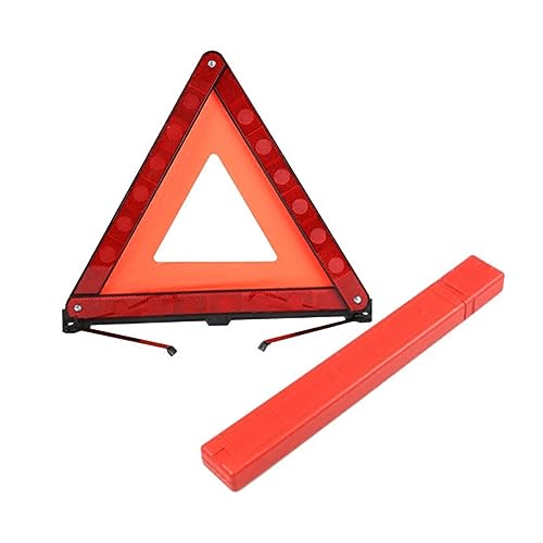 Triangle de avertissement réfléchissant portable panneau sécurité auto