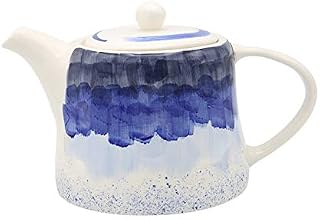 Art Organic Large Blue and White Teapot 1.4 L
