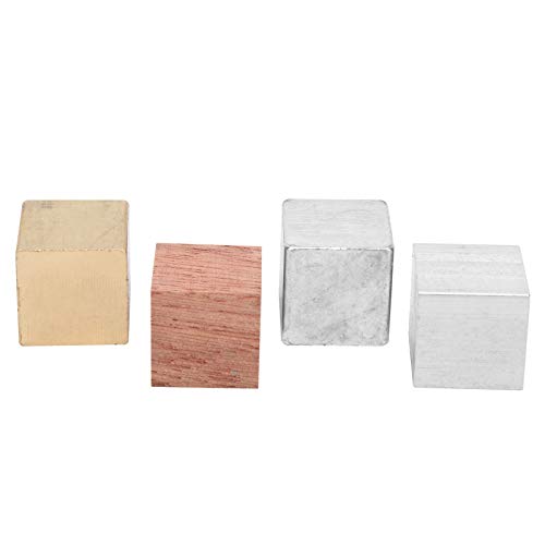 Image of YWBL-WH Copper Iron Aluminum Wood 4PCS Cubes for Density Volume Measurement Experiments, Suitable for Physics Teaching, YWBL-WH5z9m4tuh8n