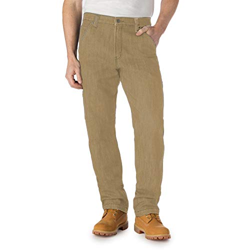 Image of LEVI STRAUSS SIGNATURE Gold Men's Work Wear Carpenter Pants, British Khaki, 32W x 32L