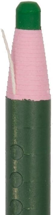 Miniatura 5 de Minecook Lápices de grasa verdes despegablesmarcador de porcelanalápiz de cera para vidrio, celofán, vinilo, metal, etc. (12 lápices)