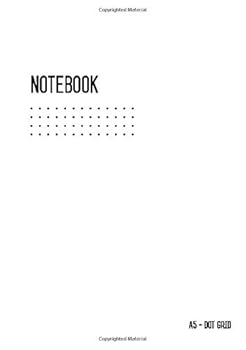 Paperback Dot Grid Notebook A5: Journal Notebook White for Writing and Drawing, Blank, Small, Softcover, Dotted Matrix, Numbered Pages, No Bleed (A5 Calligraphy Dot Grid Journals) Book