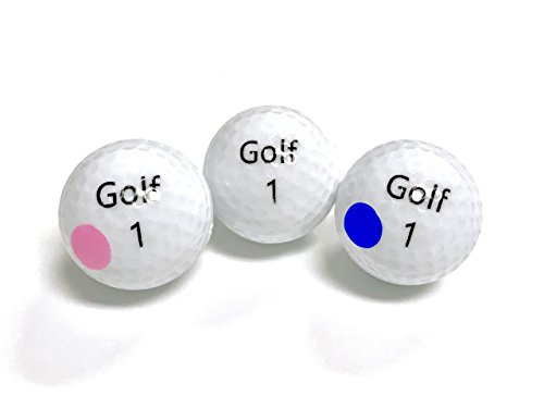 3-Pack Gender Reveal Golf Balls
