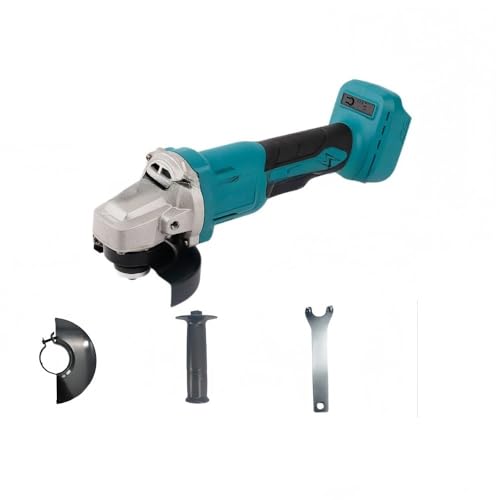Amoladora angular eléctrica sin escobillas de 1000 W y 125 mm, 3 velocidades, herramienta corte for carpintería, for batería 18 V(100)