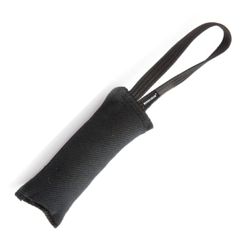 Dingo Gear Baumwolle-Nylon Beißwurst für Hundetraining IGP IPO Obiedence Schutzhund Hundesport 20 x 7 cm, 1 Griff Schwarz S00069