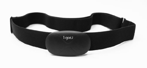 i-Got U - Monitor Bluetooth de ritmo cardiaco (compatible con las aplicaciones Sports Tracker, Endomondo, Runtastic, Strava y RunKeeper, además de dispositivos Apple y Android, incluyendo Samsung Note 2/3, Damsung Galaxy S3/S4, HTC One, One X+, HTC Butterfly y LG Nexus 4), color negro