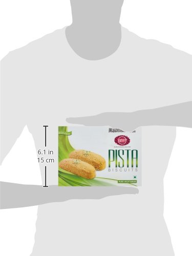 Image of Karachi Bakery Biscuits - Green Pista, 400g (Pack of 3)