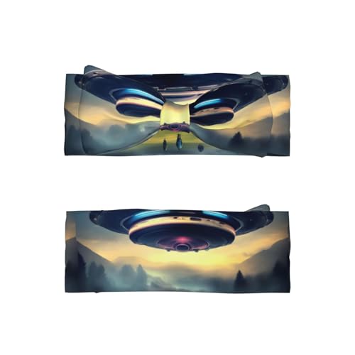 UFO landing Baby Bow Headband. Comfortable baby headband, suitable for daily wear and photo props.2