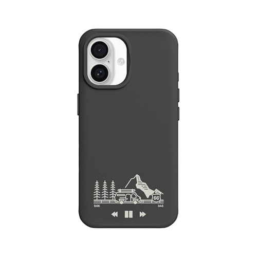 Coque iPhone 16 MagSafe fine anti-choc noire RhinoShield