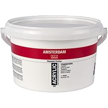 Amsterdam Standard Series Acrylic Bucket 2500ml Titanium White 105 17671050