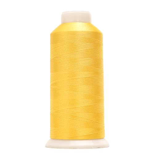 Image of High Tenacity Polyester Embroidery Machine Thread 40WT(120D /2) 4000M Per Spool for Commercial and Domestic Embroidery Machine (Lemon Drop-1683)