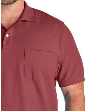 Harbor Bay Pocket Piqué Polo Shirt - Sizes XL - 8XLT | DXL - Designed Exclusively for Big & Tall Men miniatura 2
