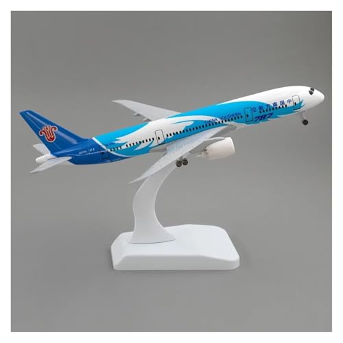 BMAONZ 20 Cm para Aviones B787 Southern Airlines Modelo De Avión De Aleación Clásico Nostálgico Recuerdo Azul Avión En Miniatura