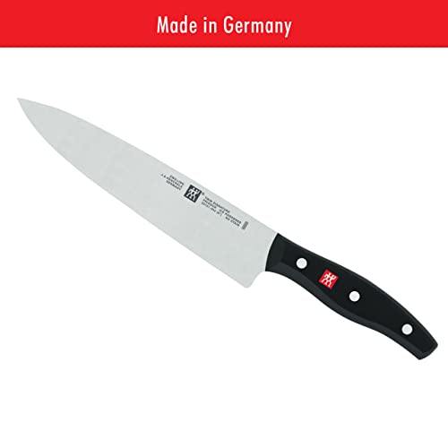 ZWILLING TWIN Signature 8-inch German Chef Knife, Kitchen Knife, Stainless Steel Knife, Black