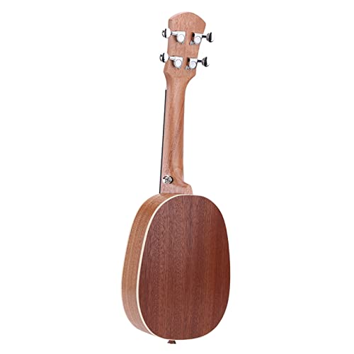 Ukulele 21″ Pineapple-Shaped Soprano Ukulele Durable Sapele Ukulele Matte 4 Nylon Strings Rosewood Fingerboard Guitar - Les Beatles, Paul McCartney, John Lennon, RIngo Starr, George Harrison Ukulele 21" Pineapple-Shaped Soprano Ukulele Durable Sapele Ukulele Matte 4 Nylon Strings Rosewood Fingerboard Guitar – Image 4