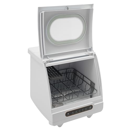 TOWIUOA Countertop Dishwasher, 800W 110V Mini Dishwasher Low Noise Portable Dish Washer With 5intelligent Washing Functions For Washing Dishes After A Meal At Your Home