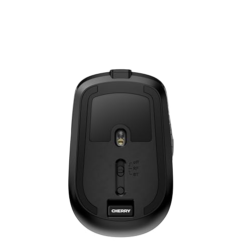 MW 8C ADVANCED, Mouse Senza Fili, Connessione Bluetooth o Radio 2,4 GHz, Risoluzione Regolabile su 4 Livelli Fino a 3000 dpi, Ricaricabile, Nero - Mouse gaming - Immagine 4