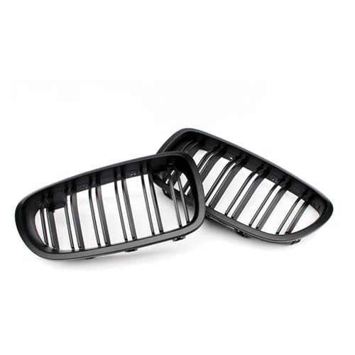 Grille radiateur pour BMW E81 E87 E82 E88 noir brillant calandre avant double barrette 2007-2011 - 4