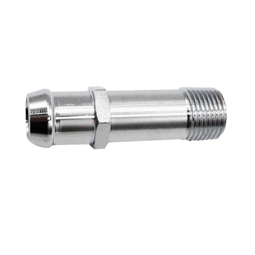 Mangueras de calentador cromadas evitan pliegues en entrada 90 Chevrolet 9514X 6