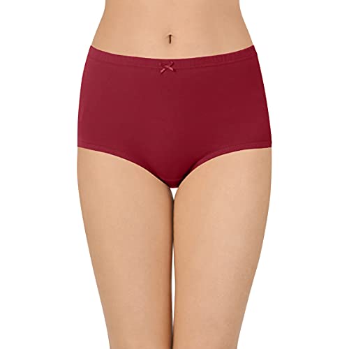 Image of Amante Solid High Rise Full Coverage Full Brief Panties (Pack of 3)
