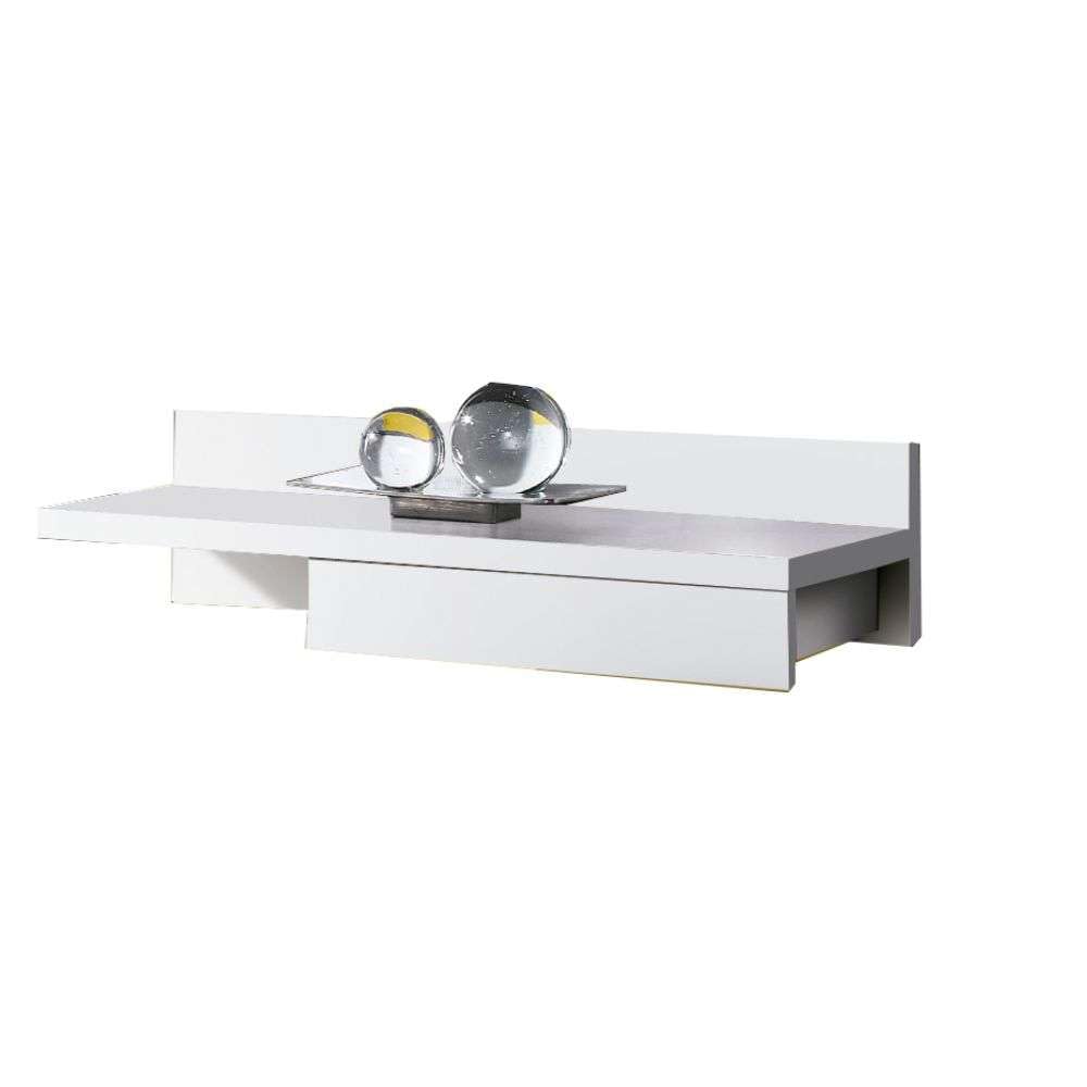 Miroytengo Mueble De Entrada Cajún Recibidor Colgado Color Blanco 70x20x28 cm