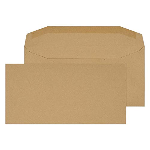 Blake Purely Everyday DL 110 x 220 mm 80 GSM Gummed Mailer Envelopes (13780) Manilla - Pack of 1000