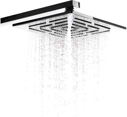 COATS OverHead Stainless Steel Square Rain Shower with Chrome Finish without Arm, Ultra Slim (SS 304) (Silver, Size 6x6 Inch) (B092R9BVQC) Amazon Price History, Amazon Price Tracker