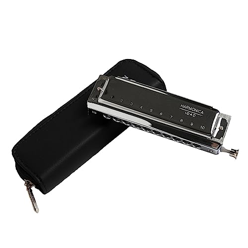 PacuM Harmonica par instrument Key Harmonica Harmonica chromatique C Key W 10 trous 40 tons Harmonica - Les Beatles, Paul McCartney, John Lennon, RIngo Starr, George Harrison PacuM Harmonica par instrument Key Harmonica Harmonica chromatique C Key W 10 trous 40 tons Harmonica