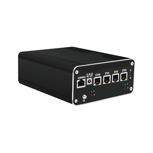 Appareil Pare-feu pour Sécuriser le Télétravail avec 4 Ports 2.5GbE I226-V et Puce U300E Raptor Lake