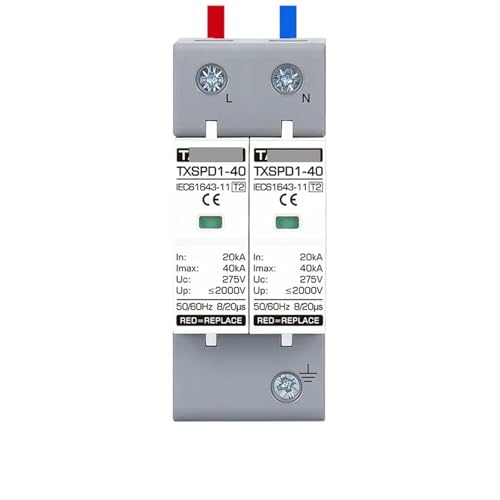 Parafoudre photovoltaïque CC 2P 500V protection contre surtension