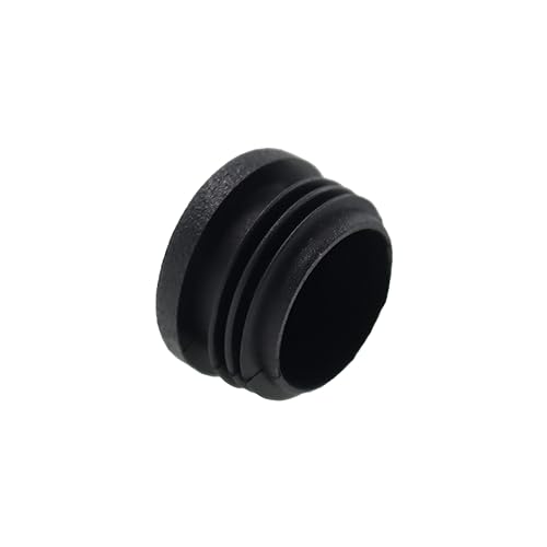 Image of Round Plastic Plug,TTZEZE OD:25mm /0.98''Pipe Tubing End Cap Black Round End Caps,Chair Glide Insert Furniture Finishing Plug for Round Metal Tube,12 PCS