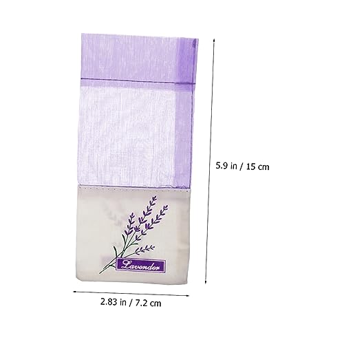 Bolsitas vacías de sachet lavanda con cordón 50 pcs miniatura 7