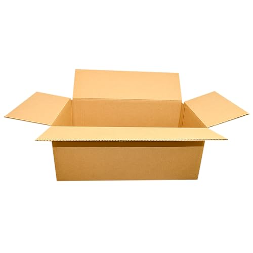 Warm Fortune 14x10x8 5 Count Corrugated Shipping Boxes Cardboard Paper Boxes Shipping Boxes, Mailing, Packing, Packing and Storage