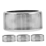 Cabilock 4stücke Edelstahl Tropfringe Für Weinflaschen Tropfstopp- Auslaufsichere Flaschenringe Überlaufschutz Für Getränkeflaschenverschlüsse