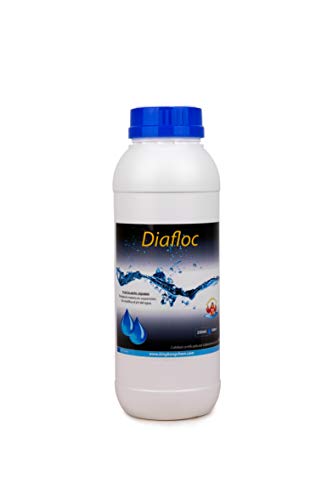 DIASA INDUSTRIAL Floculante líquido Concentrado Especial Mini Piscinas DIAFLOC - CLARIFICA EL Agua TURBIA - 1 LITRO