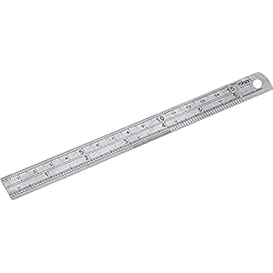 Rolson 50822 150 mm Stainless Steel Ruler
