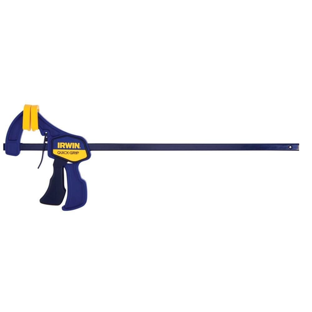 IRWIN QUICK-GRIP Bar Clamp, One-Handed, Mini, 12-Inch (1964744), Blue