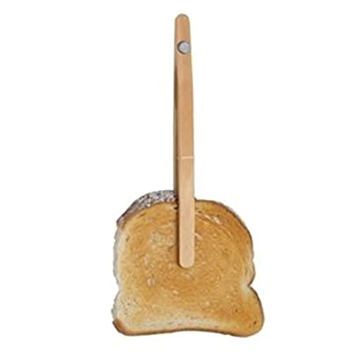 Lakeland Magnetic Wooden Toast Tongs for Toasters 21cm Retrieve Toast Safely No More Burnt Fingers
