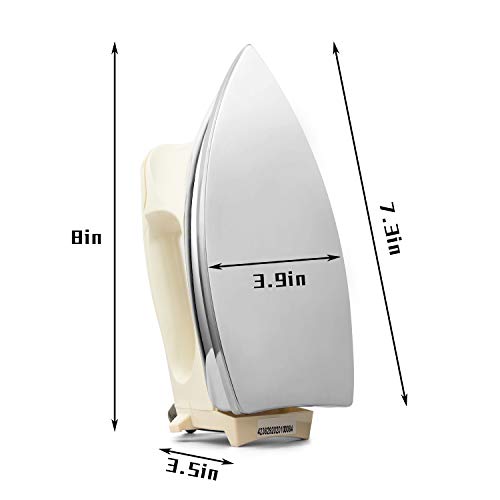Wasing Lightweight Portable Dry Iron For Industry Household Usage Upgraded Mirror Stainless Steel Soleplate Without Steam 700W Gift For Housewarming thumb #1