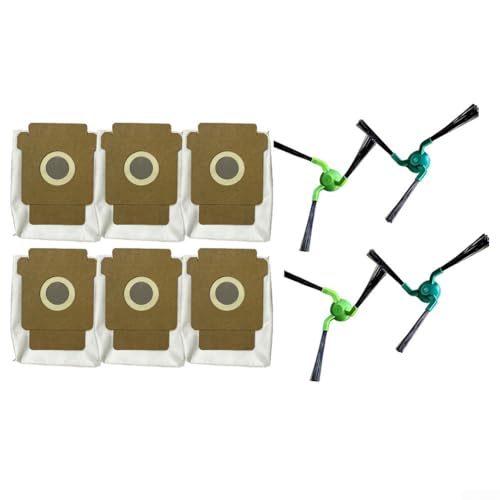 Juego de piezas de aspiradora para Roomba para robots Combo Max 705 706, con cepillos laterales y bolsas de polvo selladas para atrapar la suciedad, garantiza una potencia de succión constante para el
