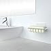 SMARTAKE 2-Pack Soap Holder, Rustproof Soap Dish with Adhesive Wall Mounted for Bath Soap, Sponge, Scrubber in Bathroom, Shower, Kitchen and Sink, No Drilling, Silver
