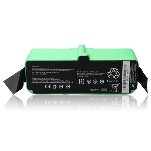 MXJFYY Batería de Repuesto de Iones de Litio 14,4 V 5200 mAh, Compatible con iRobot Roomba 980 960 985 801 850 860 870 880 890 891 895 770 780 790 640 650 655 670 671 675 680 690 685 520 Serie 521