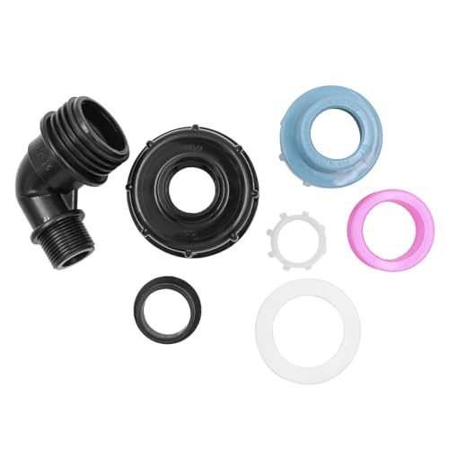 Tiardey Tank Thread Connector, 25mm Water Pipe Fittings Elbow Outlet S60x6 Adapter Made for Home Garden and Backyard Use - Image 2