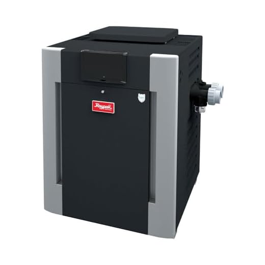 Raypak P-R266-A-EP-C Digital Propane Pool Heater, 266 BTU