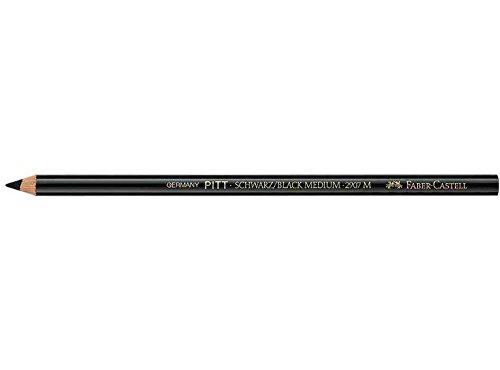Pitt monokrom doğal Zeichenkohlestift yağsız Siyah M