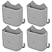 Cabilock Support Mural Organisateur Chat en Forme de Boîte De Rangement Adhésif Médias Organisateur Multifonction Rack De Stockage pour La Maison Bureau Gris 4 Pièces