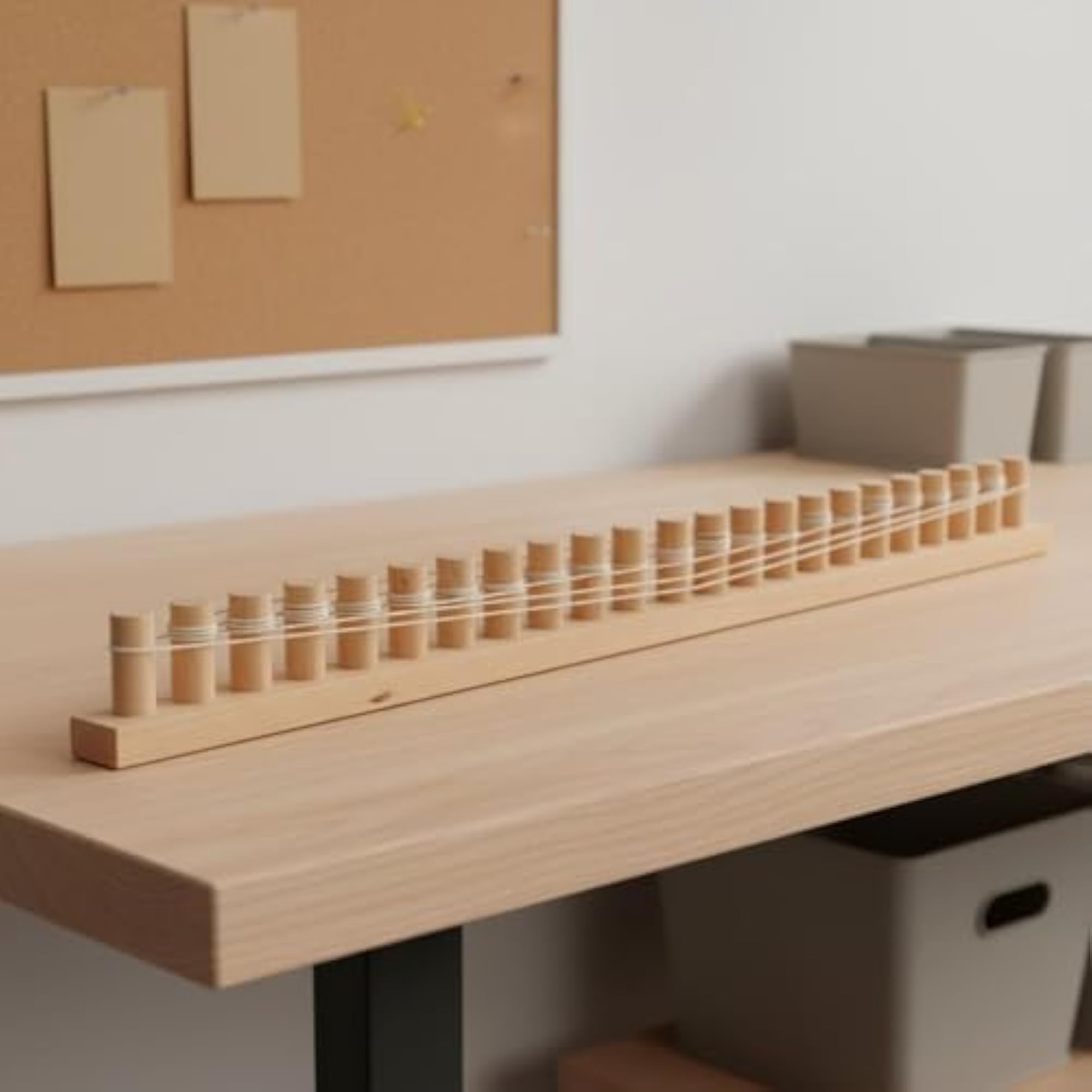 Wooden Weaving Loom for Beginners, Easy-to-Use Hand Knitting Frame