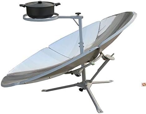 ソーラークッカー直径1.5mの円形太陽熱屋外コンロ無煙無消費屋外調理道具太陽熱屋外ストーブは35キロの食物重量に耐えることができる