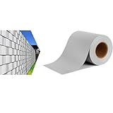 Toilinux.com Cenefa Occultante de PVC 450 g/m², color gris claro